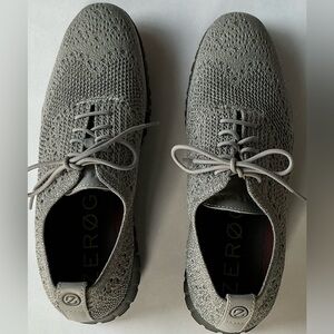 NEW! Cole Haan Men's Size 9 ZeroGrand Stitchlite Grey Knit Oxford Shoes